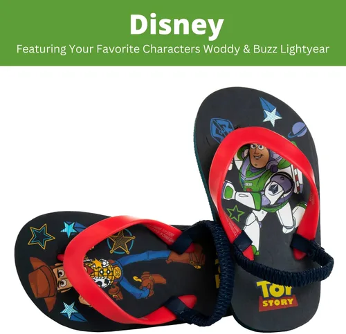 Vista 2 de Disney Sandalias de personajes para niñas y niños, zapatos de agua para niños, Minnie Mouse Mickey Moana Toy Story Elsa Frozen Cars Encanto