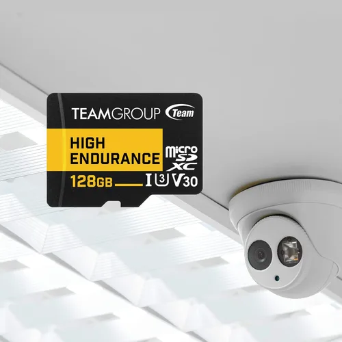 Vista 3 de TEAMGROUP Alta resistencia 64GB x 5 unidades Micro SDXC UHS-I U3 V30 4K 100 MB/s (diseñada para monitorear), estable y duradera, compatible