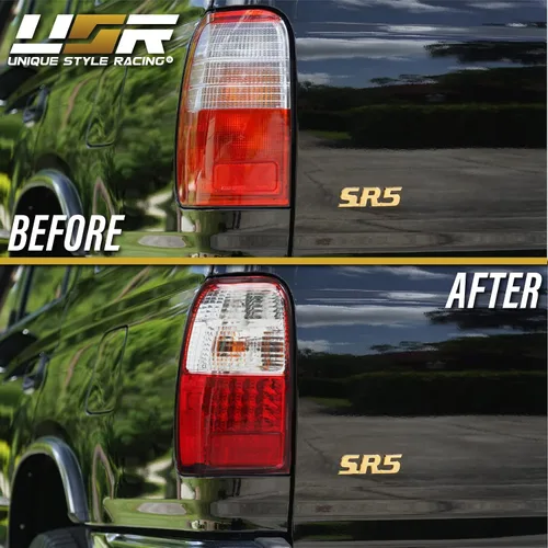 Vista 3 de USR DEPO 96-02 Luces traseras para 4Runner - Rojo/Transparente Plug and Play TODOS LOS LED INCLUIDOS Juego de lámparas traseras