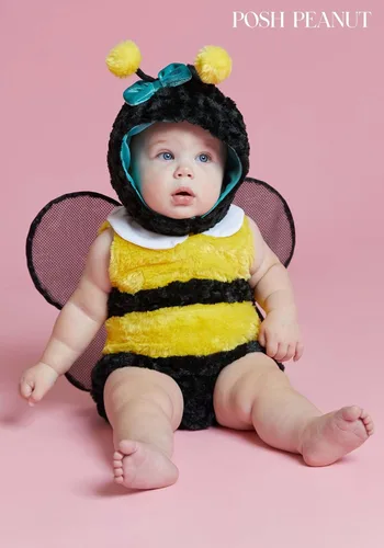 Vista 4 de Posh Peanut Beatrice Bumble Bee - Disfraz infantil