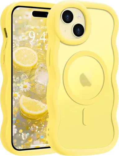 Vista 71 de Pepmune - Funda para iPhone 12 Pro Max con marco ondulado y estructura rígida, color mate claro, cubierta trasera unisex, compatible con Magsafe