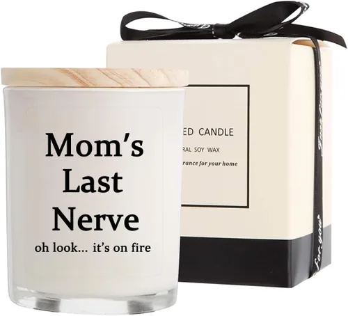 Vista 6 de Velas de Navidad, regalos de Navidad para mujeres y hombres, cera de soja natural 100% pura con aceites esenciales vegetales, perfectas para baño