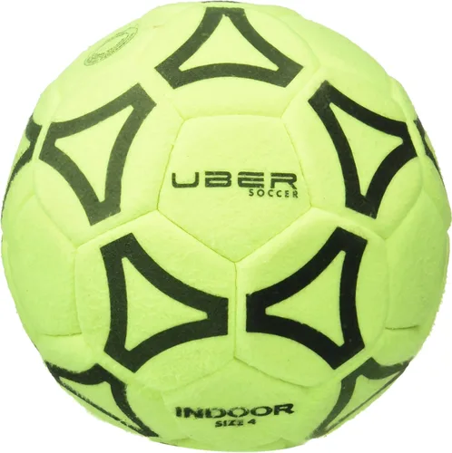 Vista 5 de Bola de fieltro de fútbol resistente para interiores (verde, tamaño 3)