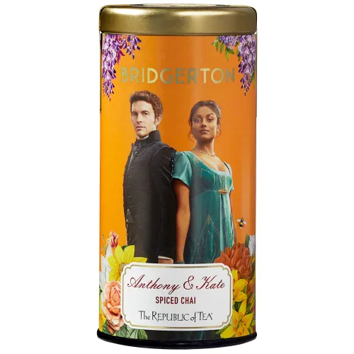 Vista 10 de The Republic of Tea - Bridgerton Queen's Cake - Té de frutas y vainilla, 36 bolsas de té
