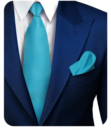 Vista 53 de Juego de corbata de satén sólido y pañuelo de bolsillo para hombre, conjunto de corbata a juego para hombre Ámbar