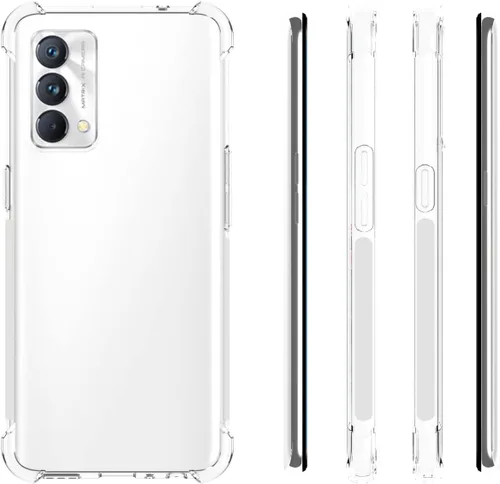 Vista 2 de USTIYA Funda para Realme GT Master / Q3 Pro Funda Transparente TPU Cuatro Esquinas Funda Protectora Transparente Suave