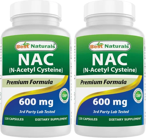 Vista 9 de Best Naturals NAC - N acetil cisteína 600 mg 250 cápsulas - n acetil cisteína - Potente antioxidante
