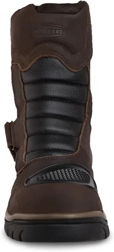 Vista 4 de WORKLAND 77418 Motorcycle Boots for Men - Work Boots For Men - Combat Tactical Mens Boots - Biker Boots for Touring, Sports - Full Leather