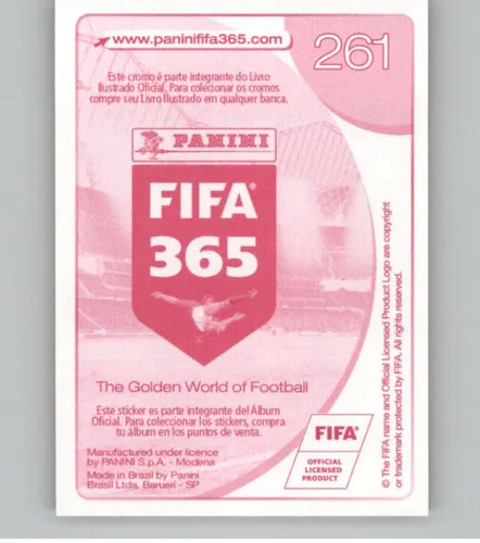 Vista 2 de Pegatinas Panini FIFA 365 2016-17 Central/Sudamérica #261 Maximiliano Olivera Club Atlético Penarol - Adhesivo oficial de álbum de fútbol en estado
