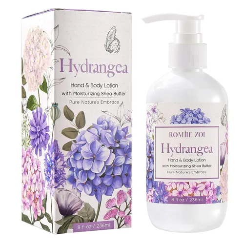 Vista 31 de ROMIIE ZOI Loción diaria para manos y cuerpo con manteca de karité hidratante - Jardín de primavera con aroma a felicidad botánica - 236 ML / 8 FL OZ