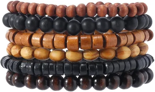 Vista 38 de Pulsera Gótica Ajustable de Cuero Trenzado Punk Multicapa de Estilo Grunge, Conjunto de Pulseras Emo con Brazalete de Metal, Envoltura