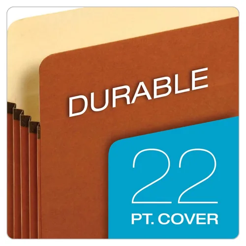 Vista 2 de Pendaflex Bolsillos de archivo expandibles, tamaño carta, expansión de 5.25", reforzados con material DuPont™ Tyvek®, tamaño carta, Redrope, 10 por