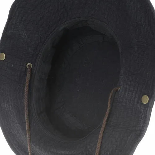 Vista 4 de withmoons Boonie Bush Sombrero Ala Ancha camuflaje Side Snap Remaches dw8339