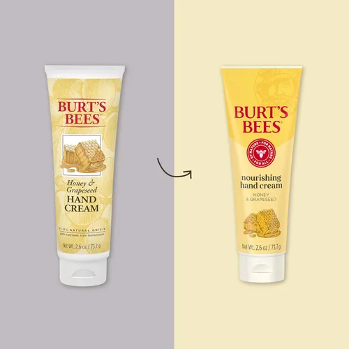 Vista 2 de Burt's Bees Crema nutritiva de manos con miel y aceite de semilla de uva, 2.6 onzas