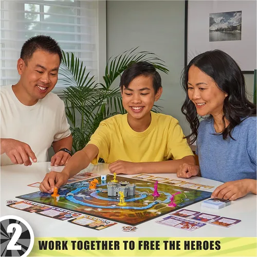 Vista 5 de Disney Sidekicks - Juego de mesa de estrategia cooperativa con figuras esculpidas personalizadas, para familias, adultos y niños a partir de 8 años