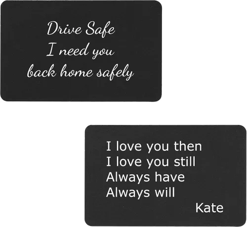 Vista 108 de Tarjeta personalizada con foto y/o texto grabado cartera Love Insert Card