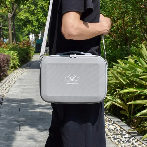 Vista 6 de Carrying Case for DJI Mini 4 Pro Fly More Combo (RC-N2 or RC 2 Controller), Mini 4 PRO Storage Bag Protective Cover Portable Travel Organizer