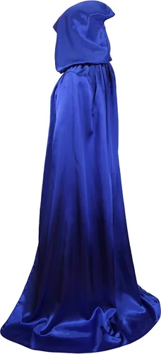 Vista 15 de VGLOOK Capa unisex con capucha para Halloween, Navidad, disfraces y fiesta Negro