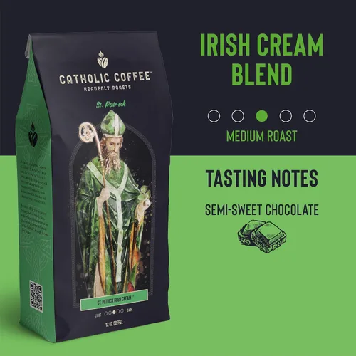 Vista 7 de Catholic Coffee Caja de café variada (grano entero) (Nuestra Señora de Guadalupe, San Patricio, San Pedro, San José)