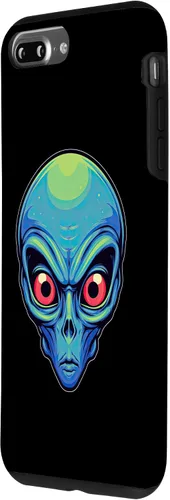 Vista 20 de iPhone 13 Pro Max Alien Face UFO Alien Head Funny Alien Case