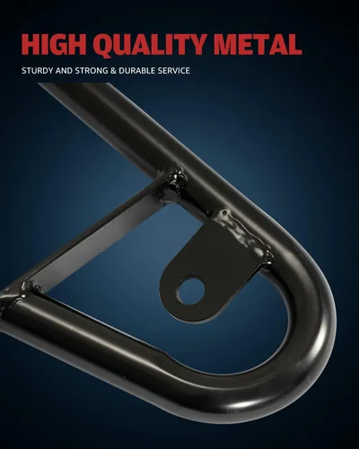 Vista 5 de A & UTV PRO Protector de parachoques delantero y barra de agarre ancha trasera compatible con accesorios Yamaha Raptor 700/700R 2006-2022