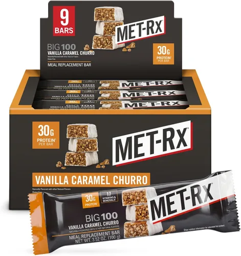 Vista 12 de MET-Rx Big 100 barras de proteínas colosales, Blueberry Cobbler, barras de reemplazo de comidas, 4