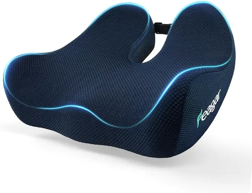 Vista 9 de Cojín de asiento para silla de oficina - Cojín de espuma viscoelástica para Negro