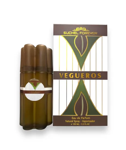 Vista 3 de Vegueros Eau de Parfum 3.4 oz – Perfume Cubano – Fragancia masculina de tabaco amaderado inspirada en la tradición cubana – Perfume de larga