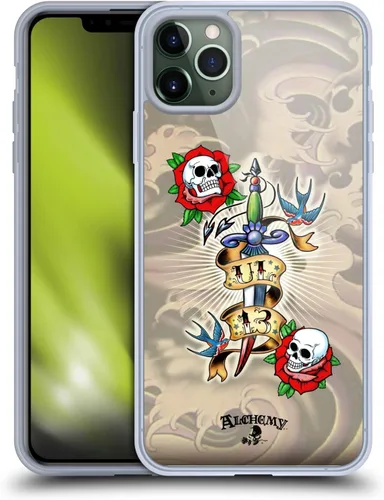 Vista 94 de Head Case Designs Funda de gel con licencia oficial de Alchemy Gothic 13 Dagger Illustration [protección de grado militar] compatible con Apple