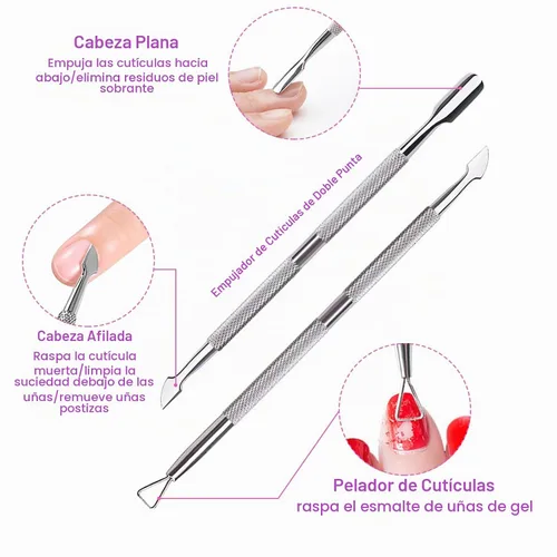 Vista 5 de Eyxformula Kit removedor de esmalte de gel – 10 clips para uñas de los pies, 10 clips de remojo de uñas de dedos, 400 toallitas sin pelusa, 2 limas