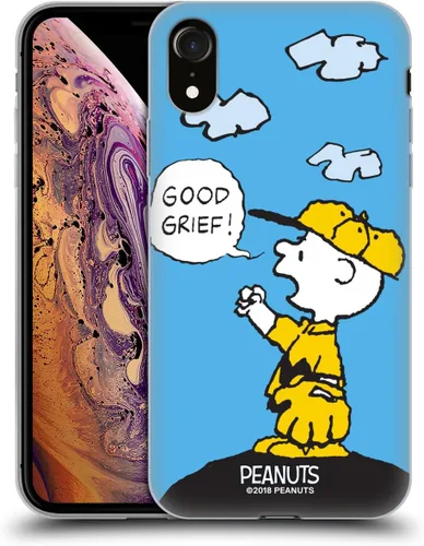 Vista 154 de Head Case Designs Funda de gel suave con licencia oficial de Peanuts Autumn Charlie Brown compatible con Apple iPhone 7 Plus/iPhone 8 Plus