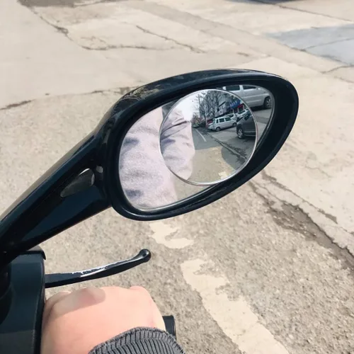 Vista 7 de Espejo retrovisor convexo convexo grande de vidrio HD de 3.75 pulgadas, adhesivo fuerte para automóvil, camioneta, SUV y camiones