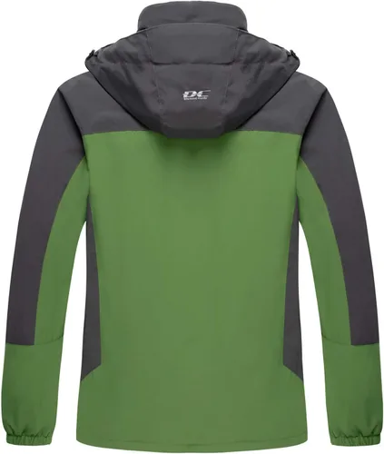 Vista 2 de Diamond Candy-Chamarra impermeable de Softshell con capucha para hombre.