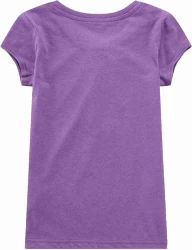 Vista 3 de Bienzoe Camiseta de secado rápido transpirable para niñas, NegroBlanco desteñidoRosa.