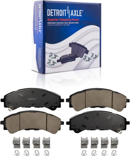 Vista 19 de Detroit Axle - Pastillas de Freno Traseras de Cerámica Izquierda Reemplazo de Pinza para Silverado Sierra Suburban 1500 Tahoe Yukon Escalade ESV EXT