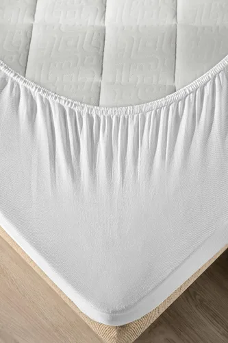 Vista 5 de Ambesonne Protector de colchón ajustable antideslizante 100% impermeable, cubierta de tela de aire 3D, almohadilla de cama, textura suave