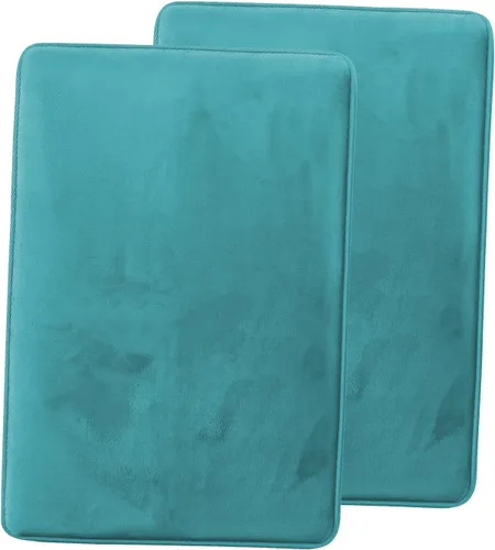 Vista 26 de Clara Clark Alfombra de Baño 24" x 17" - Alfombras de Baño, Tapete de Baño de Espuma Viscoelástica, Afelpado, Acogedor, Ultra Suave, Antideslizante
