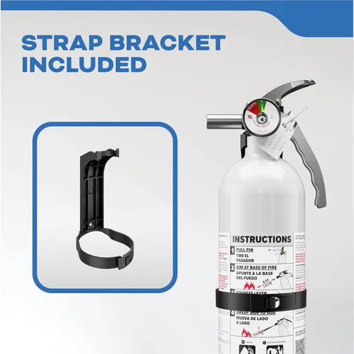 Vista 6 de Kidde Extintor de Incendios para Barcos, de Un Solo Uso 10BC Coast Guard Approved Marine Extinguisher for Small Flammable Liquids/Gases and