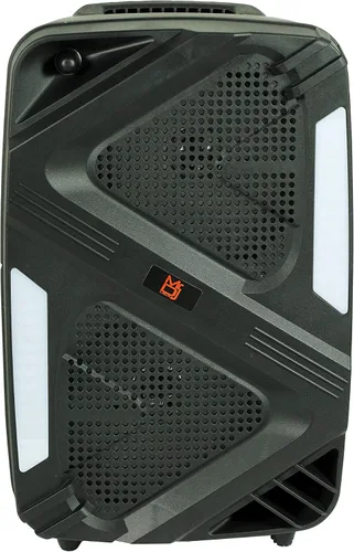 Vista 2 de Mr. Dj BRAVO Dual 6.5 "portátil PA DJ activo Bluetooth TWS altavoz 1000 vatios LCD/MP3/USB/micro SD