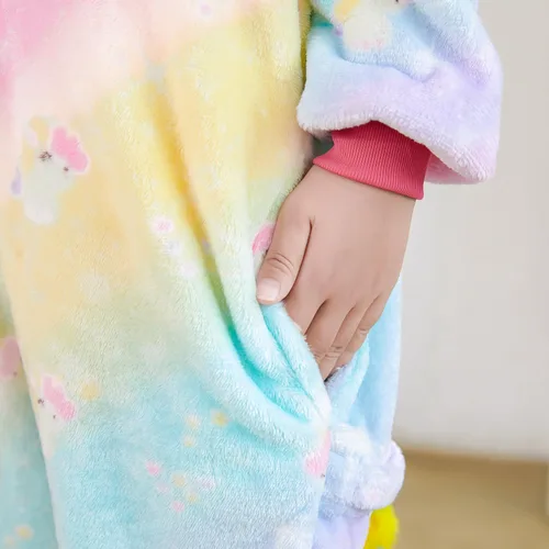Vista 4 de Pijama de unicornio para niños, disfraz de Halloween
