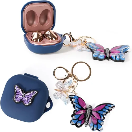 Vista 11 de Funda para Samsung Galaxy Buds FE(2023) / Buds2 Pro (2022) / Buds 2 (2021) / Buds Pro (2021) / Buds Live (2020) auriculares con cordón para muñeca