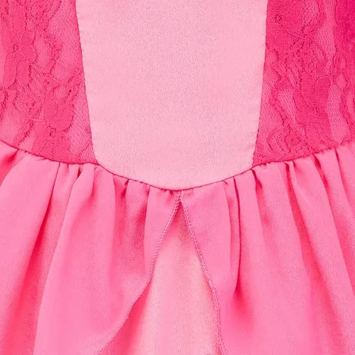 Vista 6 de GZ-LAOPAITOU Princess Dress for Girls Princess Costume Kids Halloween Cosplay Birthday Party Dress Up Costume
