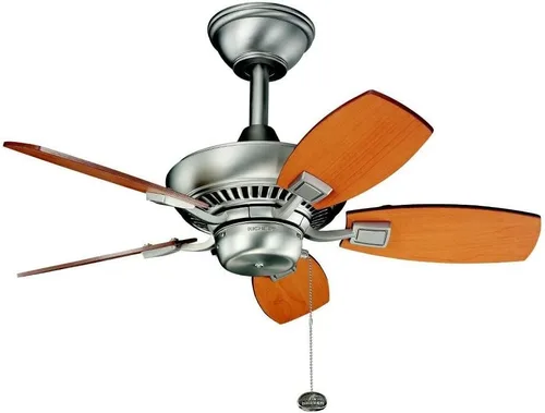 Vista 3 de Kichler 300103NI - Ventilador Canfield de 30 pulgadas, níquel cepillado
