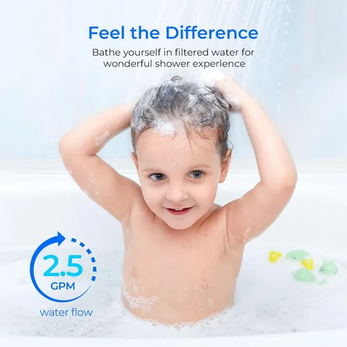 Vista 7 de Waterdrop Filtro de ducha WHR-140, repuesto para Culligan® WHR-140