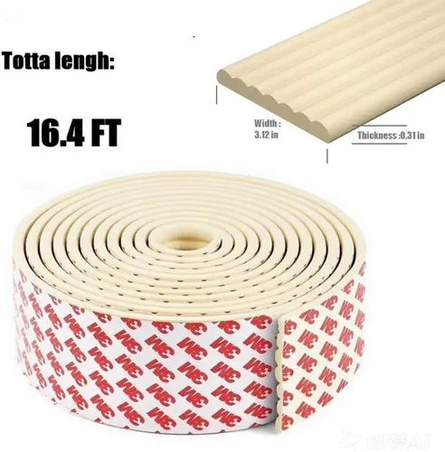 Vista 2 de Protectores de espuma compatibles con anclaje de pared para muebles, protectores de espuma para paredes, protectores de esquina con funciones