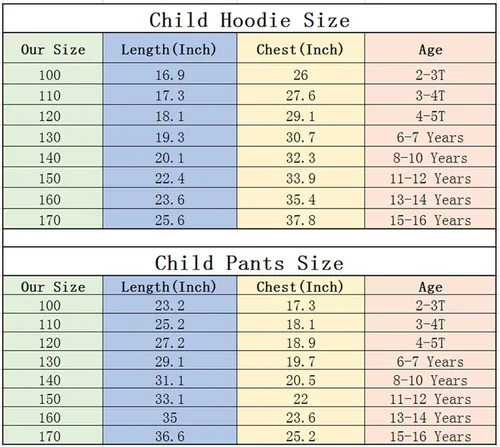 Vista 2 de WRIGGY Conjunto de sudadera de manga larga con capucha y pantalones deportivos para niños