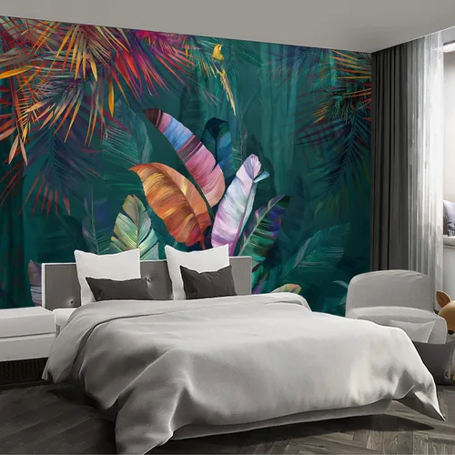 Vista 10 de Forest self Adhesive wall murals Peel and Stick Wallpaper - 58"x80" F01.