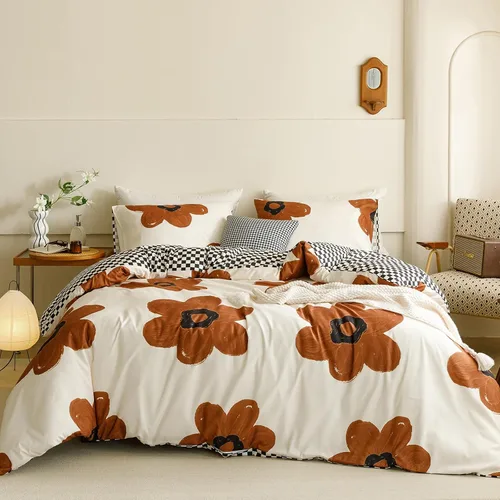 Vista 26 de Wellboo Juego de edredón de color verde oscuro, tamaño individual, color verde oliva, bohemio, ropa de cama de algodón para niños y niñas