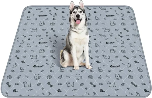Vista 9 de Paquete de 2 almohadillas para orina de cachorros, de gran absorción, lavables para perros, almohadillas reutilizables para orina