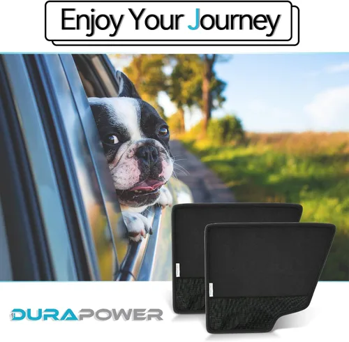 Vista 6 de Durapower Protector de puerta de automóvil para perro, paquete de 2 unidades, extra grande y grueso, antiarañazos, impermeable, cubierta de puerta